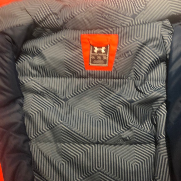 Waterproof & Windproof Orange Under Armour Jacket - Picture 6 of 7